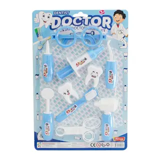 ERN-897 Heroes Toys Kartela Erkek Dişçi Oyun Seti