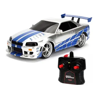 1:16 Fast & Furious Kumandalı Brian's Nissan Skyline GT-R Turbo Araba