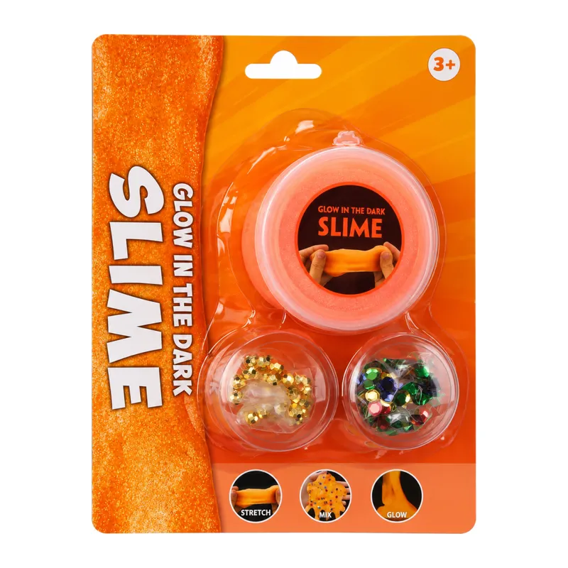 Karanlıkta Parlayan Turuncu Slime
