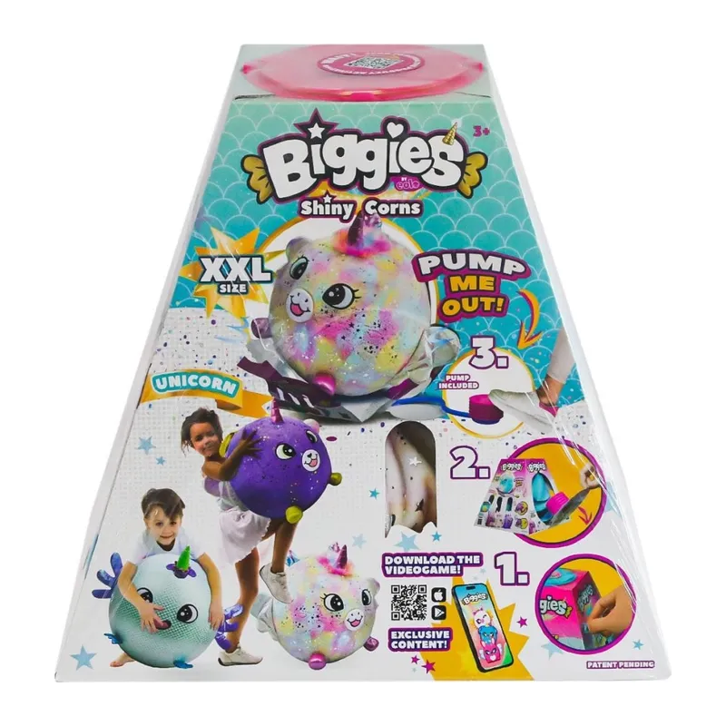 72292 Peluş Biggies Shinycorns Rainbow Unicorn Size XXL