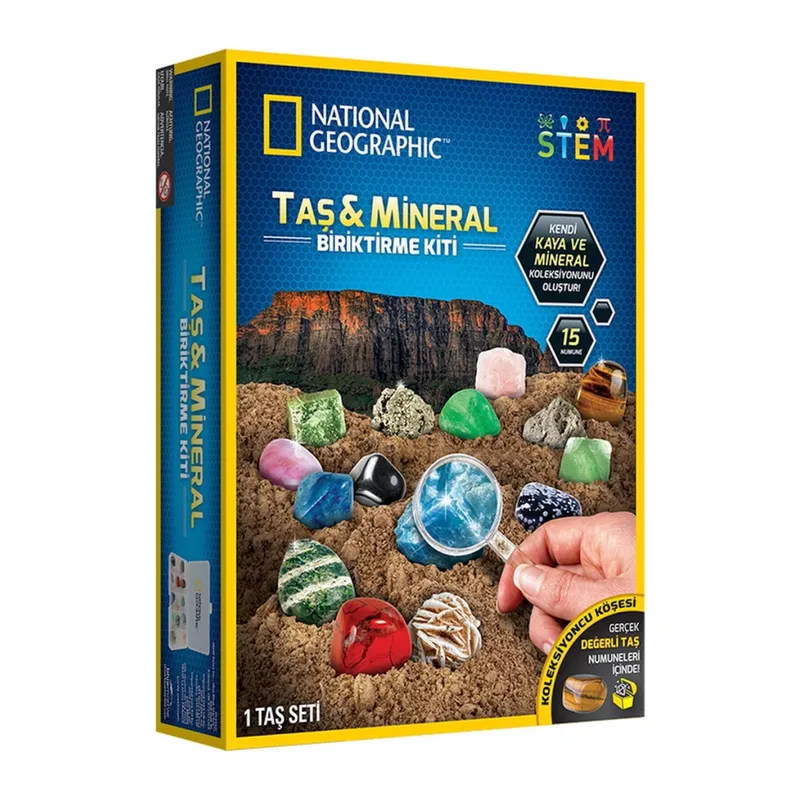 Natgeo Taş ve Mineral Biriktirme Kiti