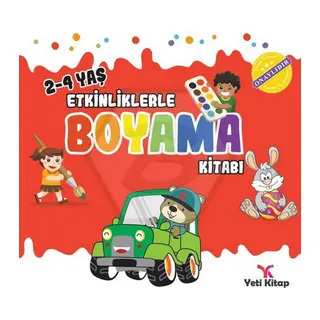 Etkinliklerle Boyama Kitabı 2-4 Yaş