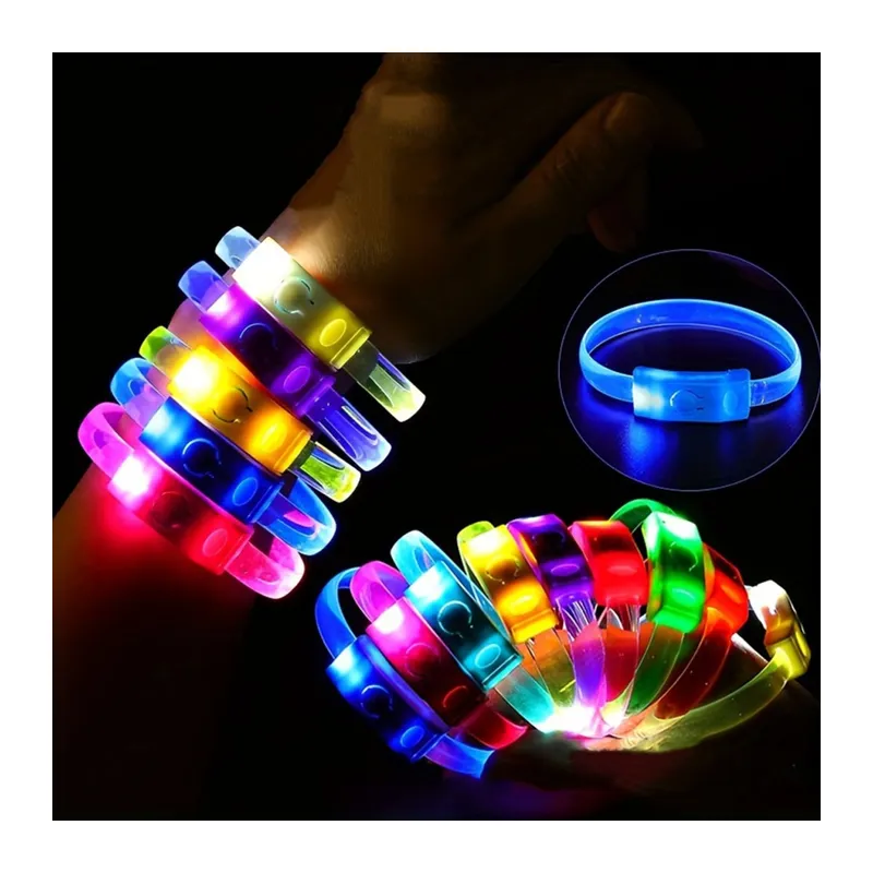 Festival & Parti LED Bileklik 3 Farklı Mod Işıklı 1 Adet