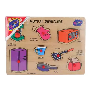 ONY-168-169 Ahşap Tutmalı Mutfak Gereçleri - Oyuncak