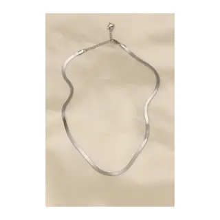 316L Çelik Silver Renk 45 cm İtalyan Zincir Model Kadın Kolye