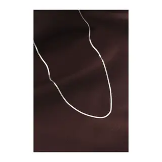 Çelik Gümüş Renk 60 cm İnce İtalyan Zincir Kolye