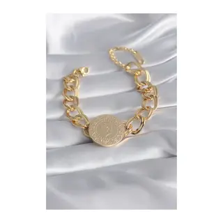 316L Çelik Gold Renk Tam Gold Model Samanyolu Kadın Bileklik