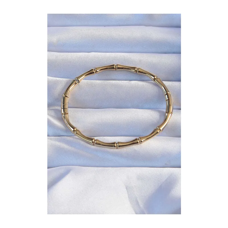 316L Çelik Gold Renk Kemik Model Bileklik
