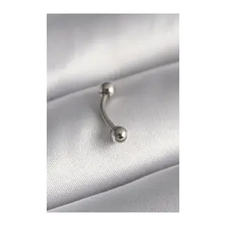 316L Çelik Gümüş Renk Topçuk Model Piercing