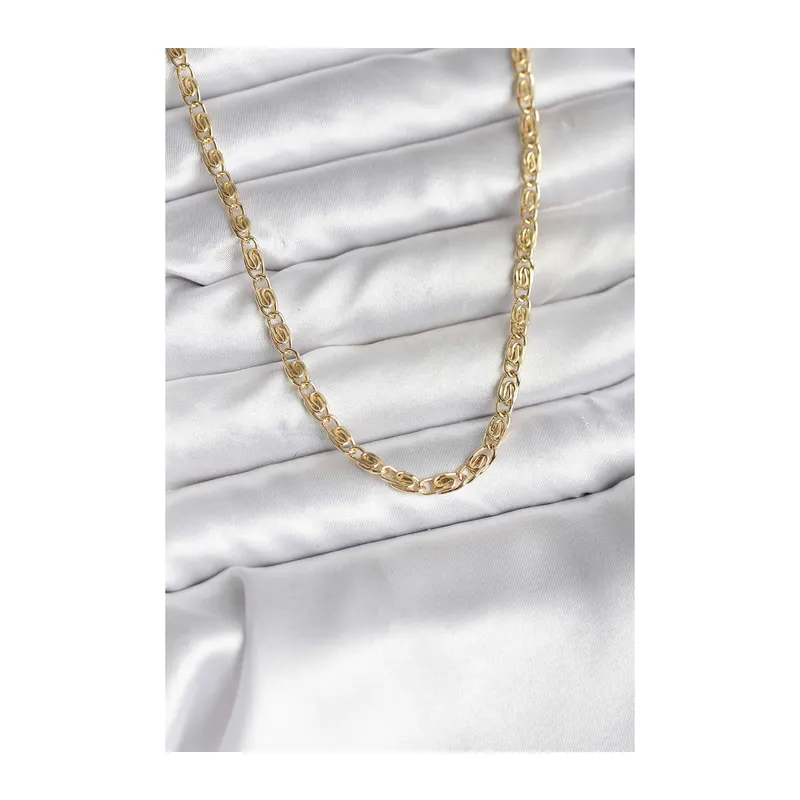 14K Gold Renk Kaplama Zincir Model CM Kadın Kolye