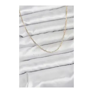CM 14K Gold Renk Ataç Zincir Model 60 cm Kadın Kolye