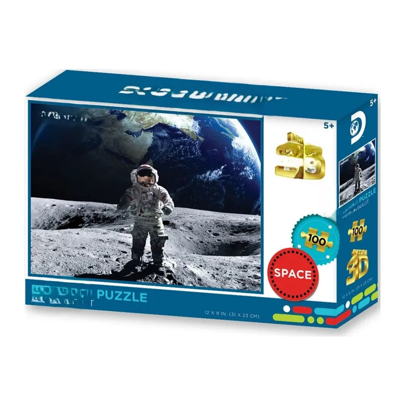 Ayda Astronot Puzzle 100 Parça