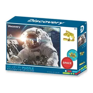 Uzayda Astronot Puzzle 100 Parça
