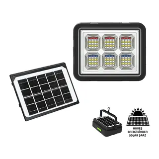 WS-5570 150 Watt Güneş Enerjili Solar Kamp Feneri Projektör