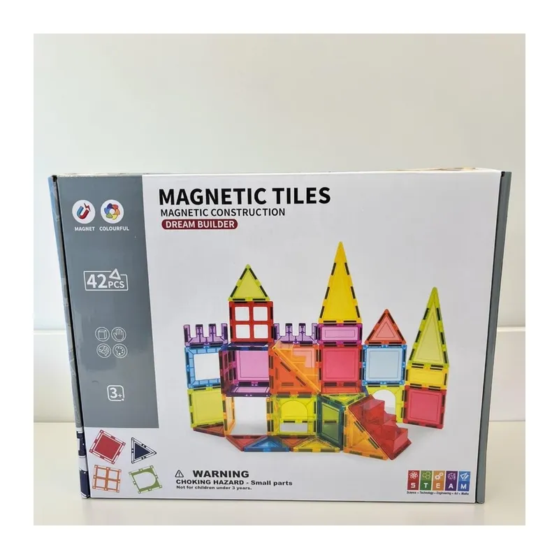 SH40761 42 Parça Magnet Standart Seri Renkli Blok