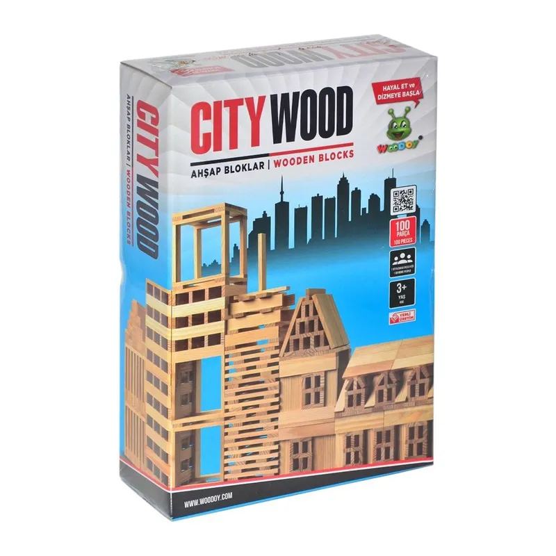 KR101 Woodoy City Wood Ahşap Bloklar