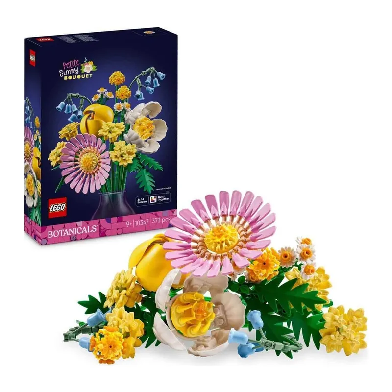 10347 Lego iconic Botanicals Pembe Çiçek Buketi 373 parça +9 yaş