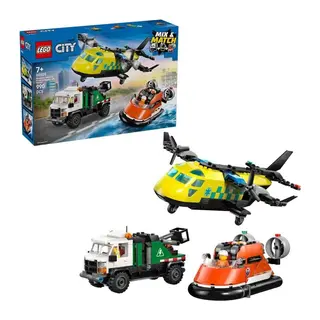60505 Lego City Uçak, Servis Kamyonu ve Hoverkraft 990 parça +7 yaş