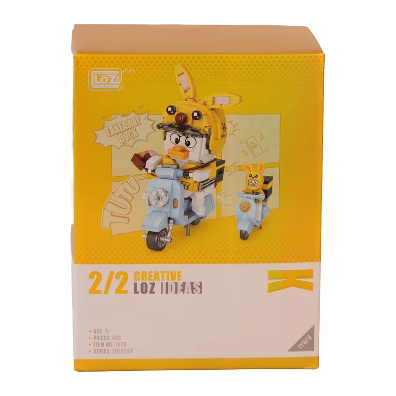 LZ-1676 Loz Kurye Ördek 443 Parça Block Oyuncak