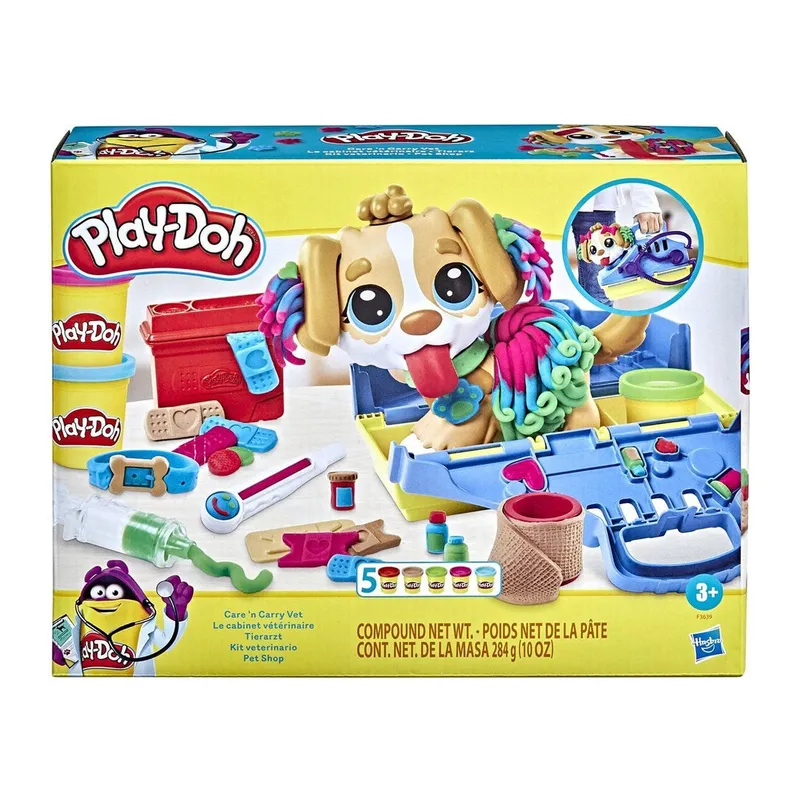 F3639 Play-Doh Veteriner Seti +3 yaş