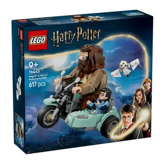 76443 Lego Harry Potter-Hagrid ve Harrynin Motosiklet Yolculuğu 617 parça +9 yaş