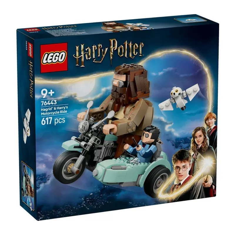 76443 Lego Harry Potter-Hagrid ve Harrynin Motosiklet Yolculuğu 617 parça +9 yaş