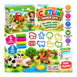 03558 Çiftlik Hamur Set 200GR