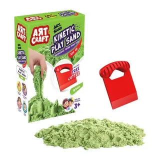 03687 NessiWorld AKSESUARLI YEŞİL KİNETİK OYUN KUMU 500 GR