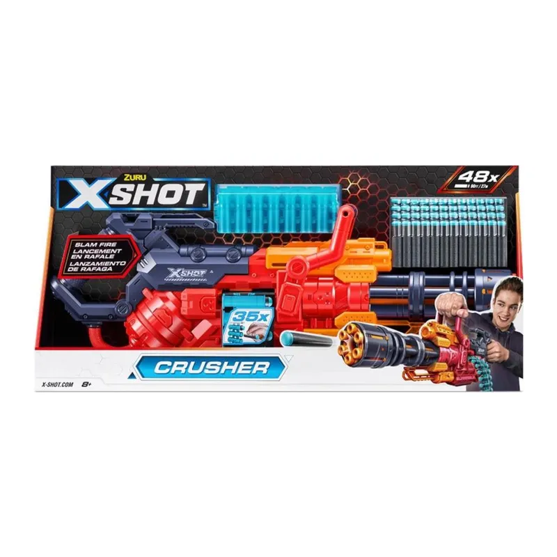36382 Zuru X-Shot Silah Sünger Atan Excel-Crusher 48 Mermi