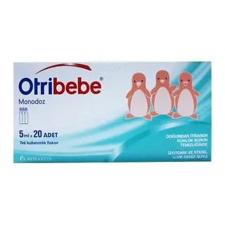 Otribebe Monodoz %100 Doğal Deniz Suyu 5 ml x 20 Flakon