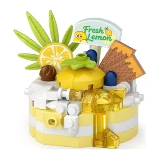 LZ-8643 Limonlu Pasta 160 Parça Block Oyuncak-mini Poşet