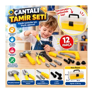 Çantalı Tamir Seti 12 Parça