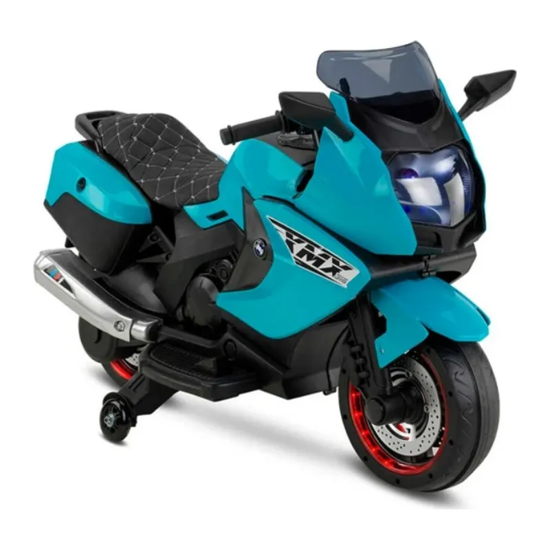 438A XMX-316 Ledli Akülü Motor 12 Volt Turkuaz