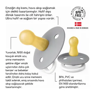 Kauçuk Emzik 0-6 Ay Cloud Glow adet fiyatıdır
