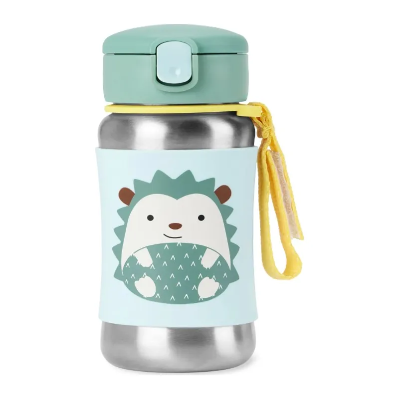 Zoo Pipetli Paslanmaz Çelik Suluk 350 ml Kirpi