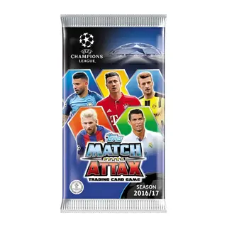 UEFA Şampiyonlar Ligi 16/17 Match Attax Futbolcu Kartları - (1 PAKET FİYATIDIR)