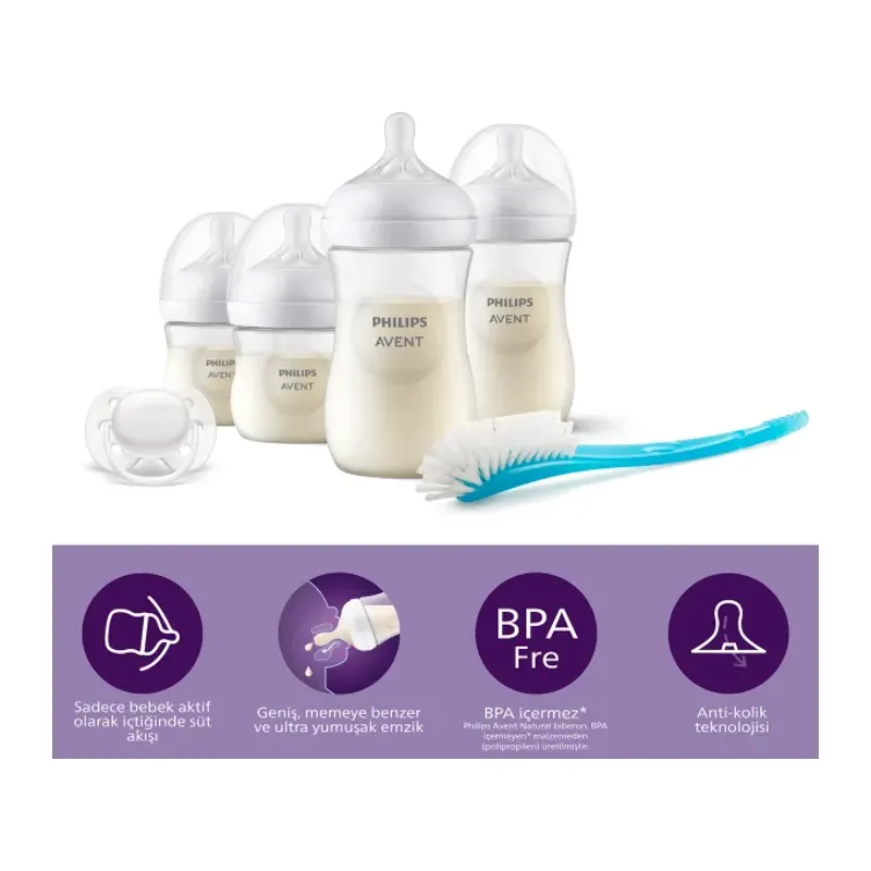 Doğal Tepkili Natural Response PP Hoşgeldin Bebek Hediye Seti