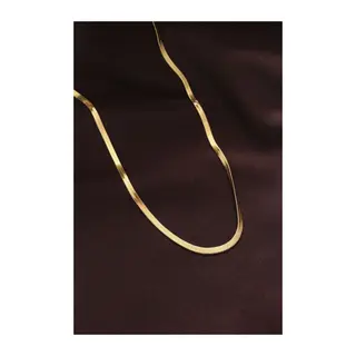 316L Çelik Gold Renk 60 cm İtalyan Zincir Kolye
