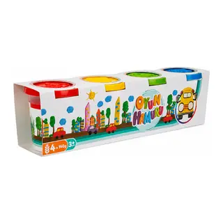 0915 Crafy 4'lü Oyun Hamuru 560 gr.