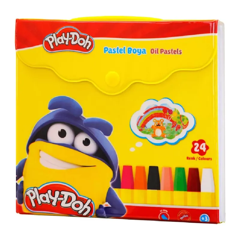 Play-Doh Pastel Boya Çantalı 24 Renk