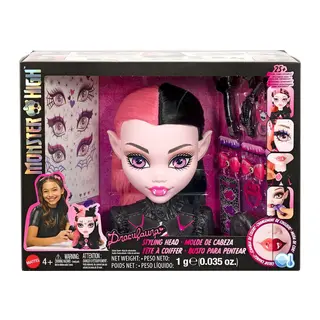 JML42 Monster High Havalı Saçlar Draculaura Büstü
