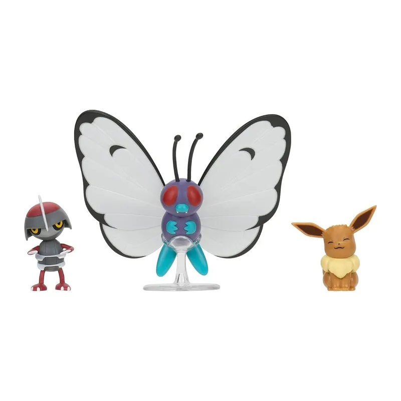 POK 95155-E Pokemon Battle 3lü Figür Seti Asorti