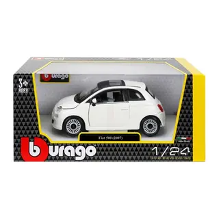 22106 Burago 1:24 Fiat 500 2007 Model Araba