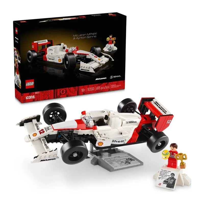 10330 Lego icons - McLaren MP4/4 ve Ayrton Senna 693 parça +18 yaş