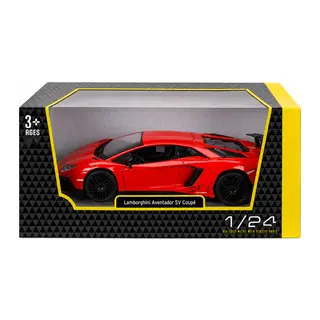 21079 1 24 Aventador Sv Coupe Krmz