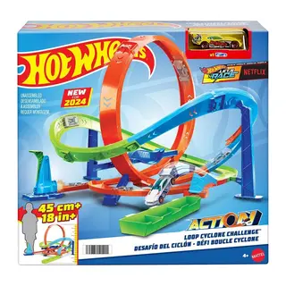 HTK16 Hot Wheels Bumerang Çemberli Yarış Pisti
