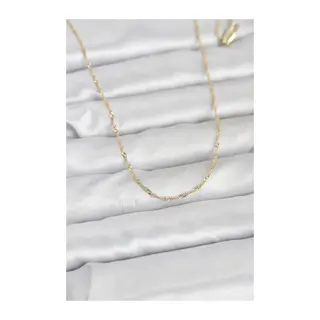 CM 14K Gold Renk Burgu Model 60 cm Kadın Kolye