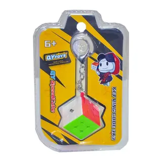 2192 QY Speed 3x3 Flat Küp Anahtarlık - Başel Toys