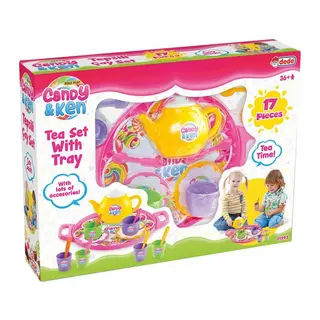 01593 Candy Tepsili Çay Set