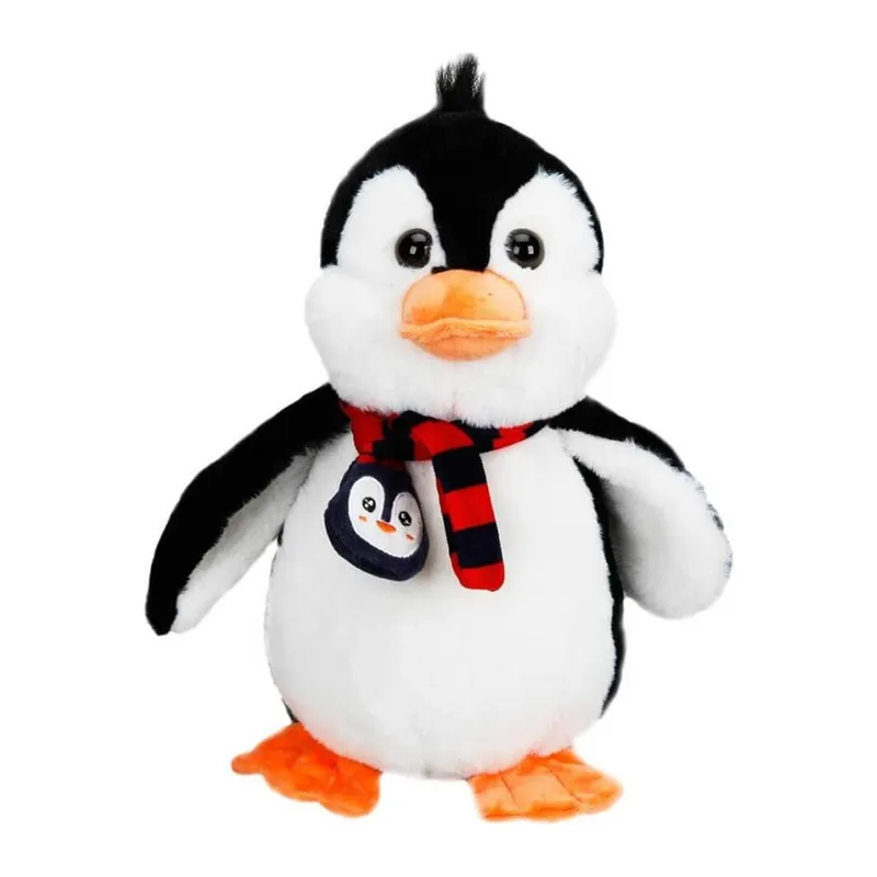Atkılı Peluş Penguen 32 cm.